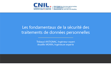 Webinaire - Les fondamentaux de la sécurité des traitements des données personnelles