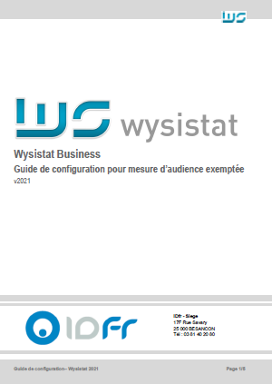 Wysistat Business - Guide de configuration - Solution exemptée
