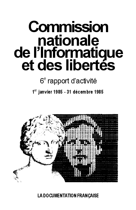 6e rapport d’activité 1985