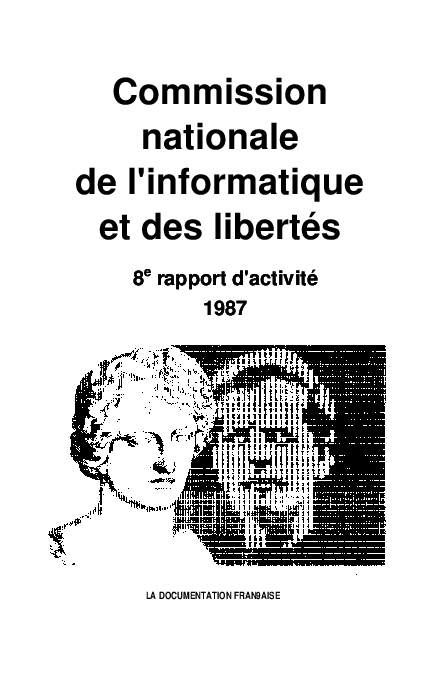 8e rapport d’activité 1987