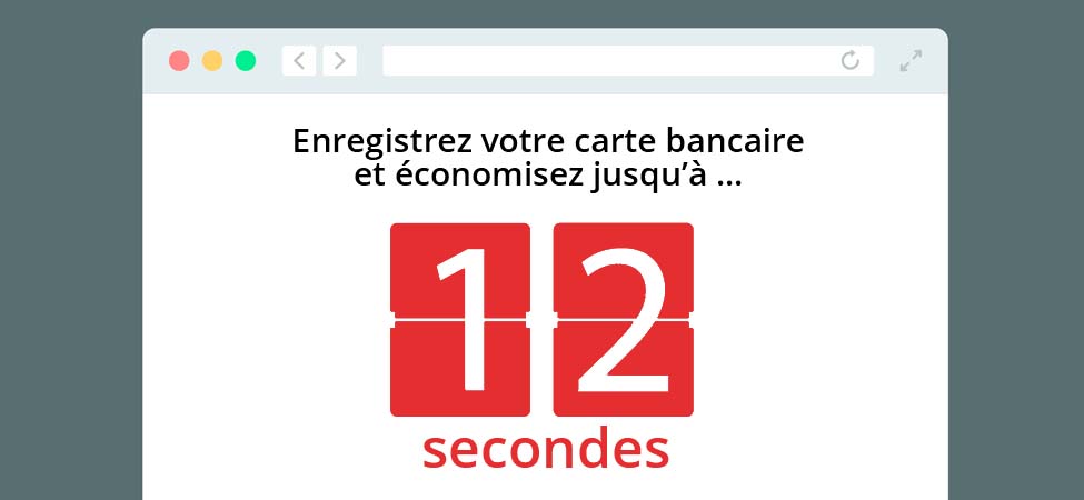 Enregistrement de la carte bancaire