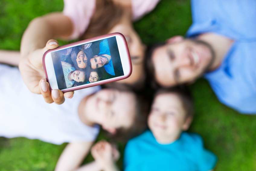 selfie famille 