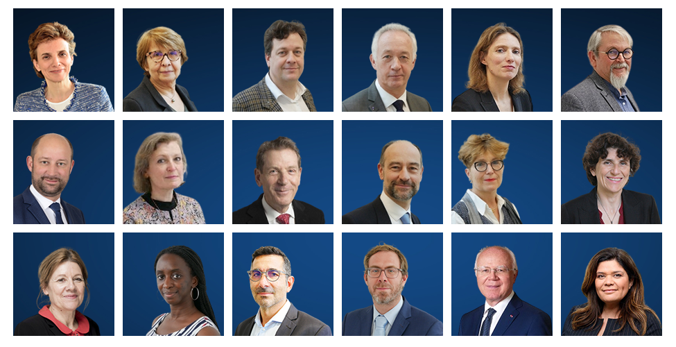 Trombinoscope des commissaires de la CNIL - 2023
