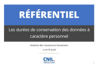 Référentiel - Page de garde
