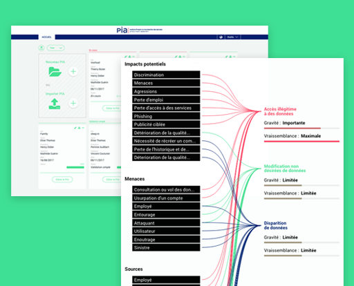 Outil PIA - copie écran 1